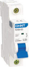 Выключатель автоматический NXB-63 1P 10A 6кА D (R) / 814026 21век