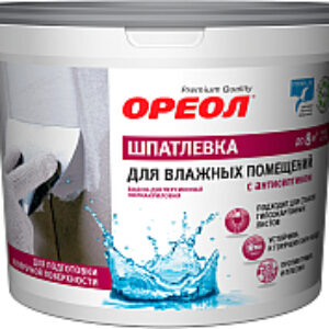 Шпатлевка готовая Для влажных помещений с антисептиком 21век