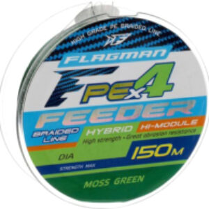Леска плетеная PE Hybrid F4 Feeder 150m MossGreen 0.19mm Max10.5kg / 29150-019 21век