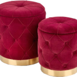 Комплект мягкой мебели Polly / V-CH-Polly-Pufa-Bordowy 21век