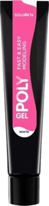 Моделирующий гель для ногтей Polygel Fast & Easy Modeling PG01 белый 21век