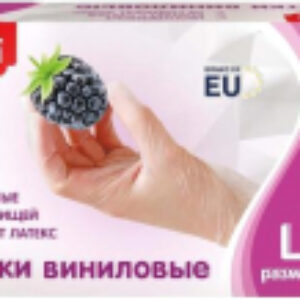 Перчатки одноразовые Practi Виниловые без талька 21век