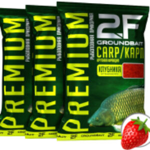 Набор для прикормки Premium Карп Клубника крупная фракция 21век