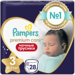 Подгузники-трусики детские Premium Care 3 Midi ночные 21век