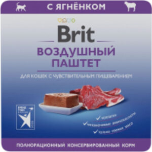 Влажный корм для кошек Premium Sensitive Воздушный паштет с ягненком / 5060900 21век