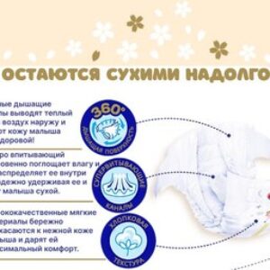 Подгузники детские Premium Soft 5 XL 12-20кг 21век