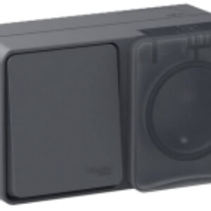 Блок выключатель+розетка AtlasDesign Profi54 ATN544070 21век