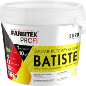 Защитно-декоративный состав Profi Batiste Лессирующий полупрозрачный 21век