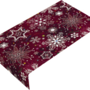 Дорожка на стол Яркие снежинки / ptt_56538 21век