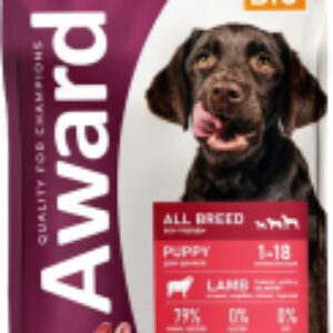 Сухой корм для собак Puppy All Breed с ягненком и индейкой с доб. яблока и черники 21век