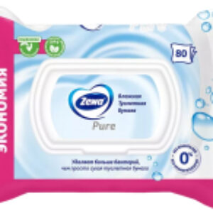 Влажная туалетная бумага Pure 21век