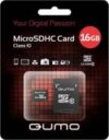 Карта памяти microSDHC (Class 10) 16GB (QM16GMICSDHC10) 21век