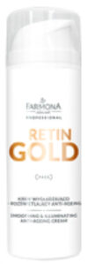 Крем для лица Retin Gold разглаживающий и выравнивающий тон. Anti Ageing 21век