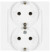 Розетка Schuko MGP-2s 2X2P 21век
