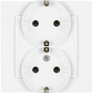 Розетка Schuko MGP-2s 2X2P 21век