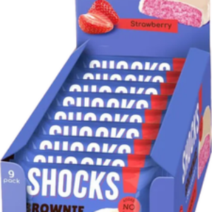Набор протеинового печенья Shocks! Брауни Клубника 21век