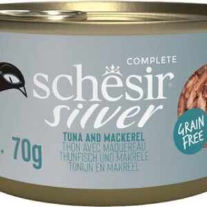 Влажный корм для кошек Silver с тунцом и скумбрией 21век