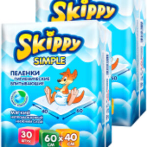 Набор пеленок одноразовых детских Simple Waterproof 60x40 21век