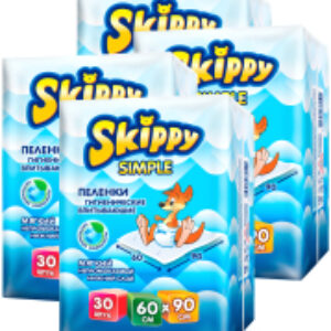 Набор пеленок одноразовых детских Simple Waterproof 60x90 21век