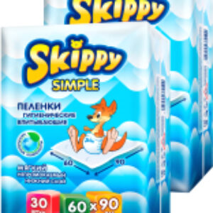Набор пеленок одноразовых детских Simple Waterproof 60x90 21век