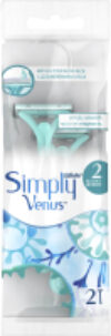 Набор бритвенных станков Simply Venus 2 одноразовые для женщин 21век