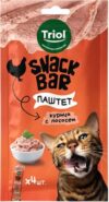 Лакомство для кошек Snack Bar Паштет из курицы с лососем / 20171054 21век