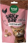 Лакомство для кошек Snack Bar Мини-подушечки из курицы с креветкой / 20171055 21век