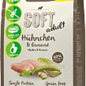 Полувлажный корм для собак Soft Adult Chicken&Banana 21век