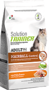 Сухой корм для кошек Solution Hairball с курицей 21век