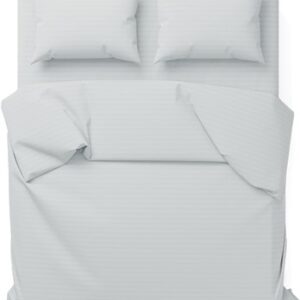Комплект постельного белья Сатин страйп евро 21век