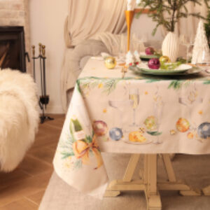 Комплект столового белья Spruce Mood. Скатерть + салфетки / 10554217 21век