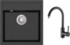 Мойка кухонная со смесителем SQT100W + смеситель Sabia 5523 601 21век