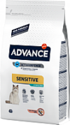 Сухой корм для кошек Sterilized Sensitive с лососем 21век