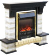 Каминокомплект Stone Montebello + Fobos FXM Brass BLT-999B-5M(BR) 21век