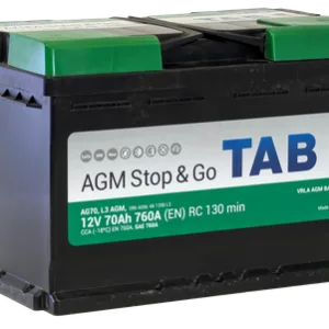 Автомобильный аккумулятор Stop&Go AGM 213070 21век