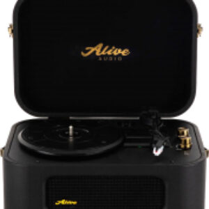 Проигрыватель виниловых пластинок Stories Glam Noir c Bluetooth / STR-06-GN 21век