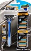Бритвенный станок Strike 3 лезвия + 9 кассет 21век