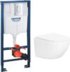 Унитаз подвесной с инсталляцией Sulzdorf + GROHE Rapid SL 39504000 21век