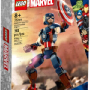 Конструктор Super Heroes. Сборная фигурка Капитана Америки / 76258 21век