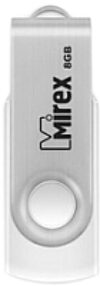 USB flash накопитель Swivel White 8GB / 13600-FMUSWT08 21век
