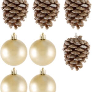 Набор елочных игрушек Шары и шишки SYQB-0119231 / 005764 21век