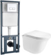 Унитаз подвесной с инсталляцией Telbach 004 GL-WT + Marberg 410 SE 21век