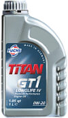 Моторное масло Titan Gt1 Longlife IV 0W20 / 601205156 21век