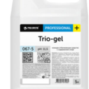 Универсальное чистящее средство Trio-Gel отбеливающее с хлором 21век