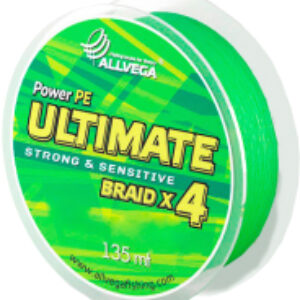 Леска плетеная Ultimate 0.26мм 92м / U92LGR026 21век