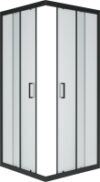 Душевой уголок Universal Black 90x90 / KKS_013567 21век