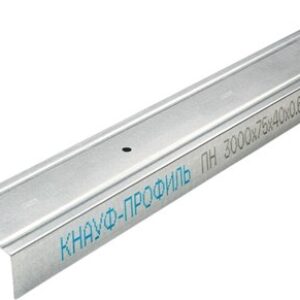 Профили для гипсокартона ПН (UW) 75x40x0.6x3000мм 21век