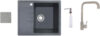 Мойка кухонная со смесителем Vega R + смеситель W4998-4 + дозатор L405-1 21век