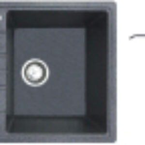 Мойка кухонная со смесителем Vega R + смеситель W4998-4 + дозатор L405-1 21век