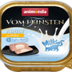 Влажный корм для кошек Vom Feinsten Adult Milkies курица и йогуртовая начинка / 83113 21век